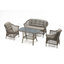 Divona Rectangular 5 - Person Dining Set