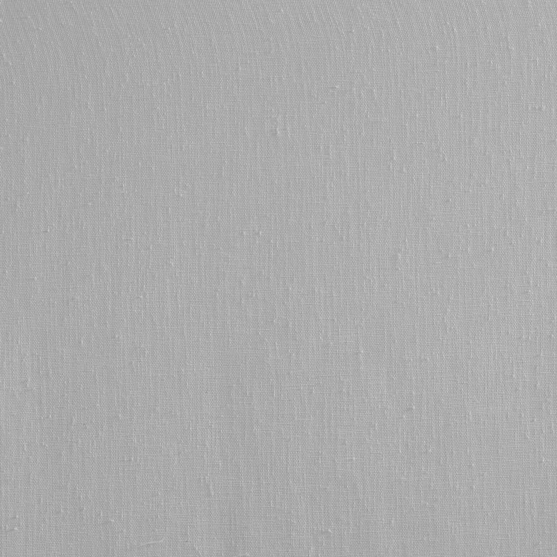 Panneau de rideau simple floral de couleur unie avec ourlet à passants Rosette, l 50 po x L 84 po, Gris