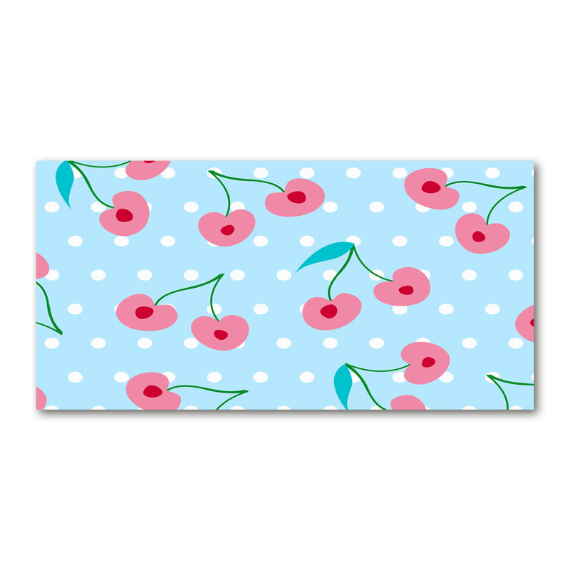 Fruit Icons - Wrapped Canvas Print