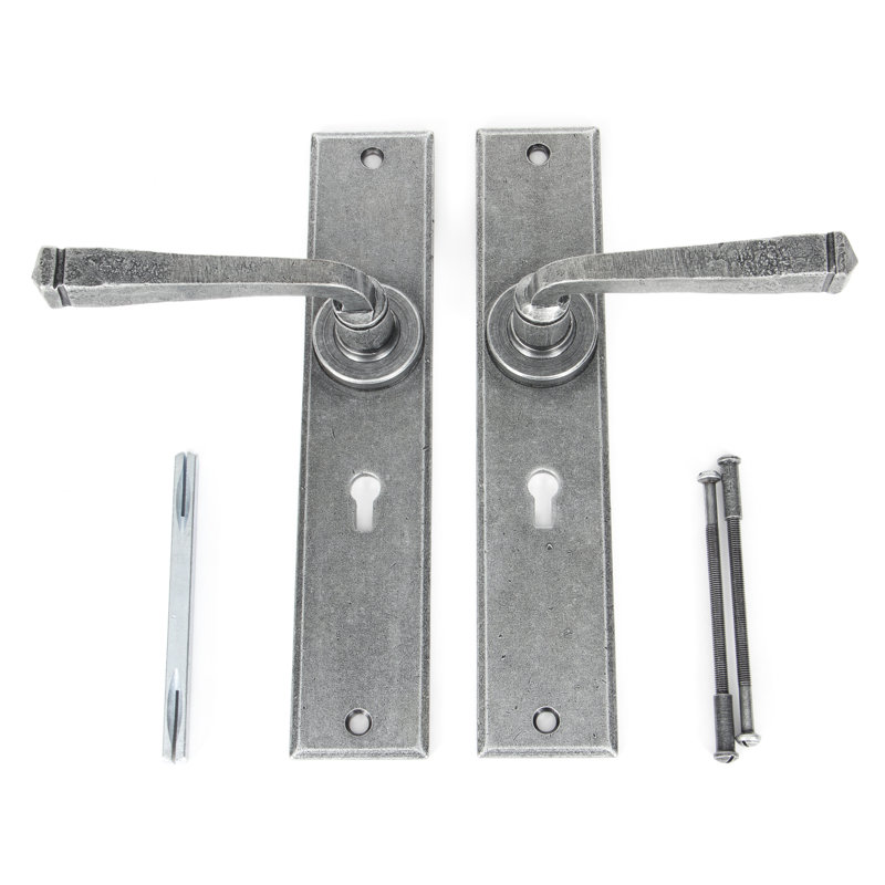 Avon Door Handle, Pewter Patina
