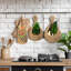 Paniers à fruits suspendus pour la cuisine, paquet de 3 paniers à fruits suspendus panier mural Boho, paniers de cuisine suspendus pour le rangement des fruits, légumes et oignons-1827369781