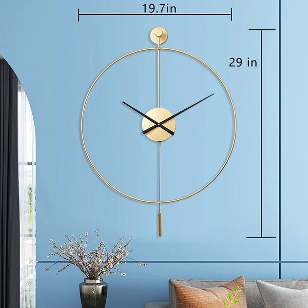 Mercer41 Joynul Metal Wall Clock | Wayfair