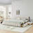 Storage Upholstered Bed Frame with Thick Fabric-602058924-602058927