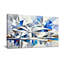«Scenic & Cityscapes Abstract Geometric Architecture Reflection», reproduction d'art sur toile-2013057770