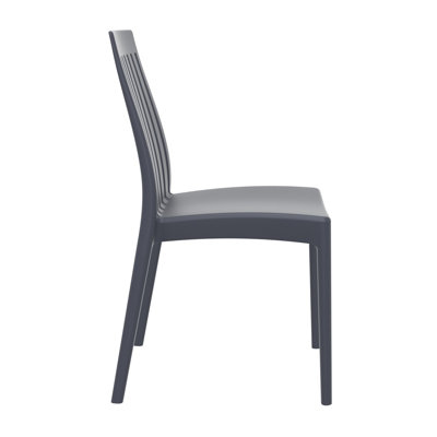 Kenno Anyfer Stacking Patio Dining Side Chair