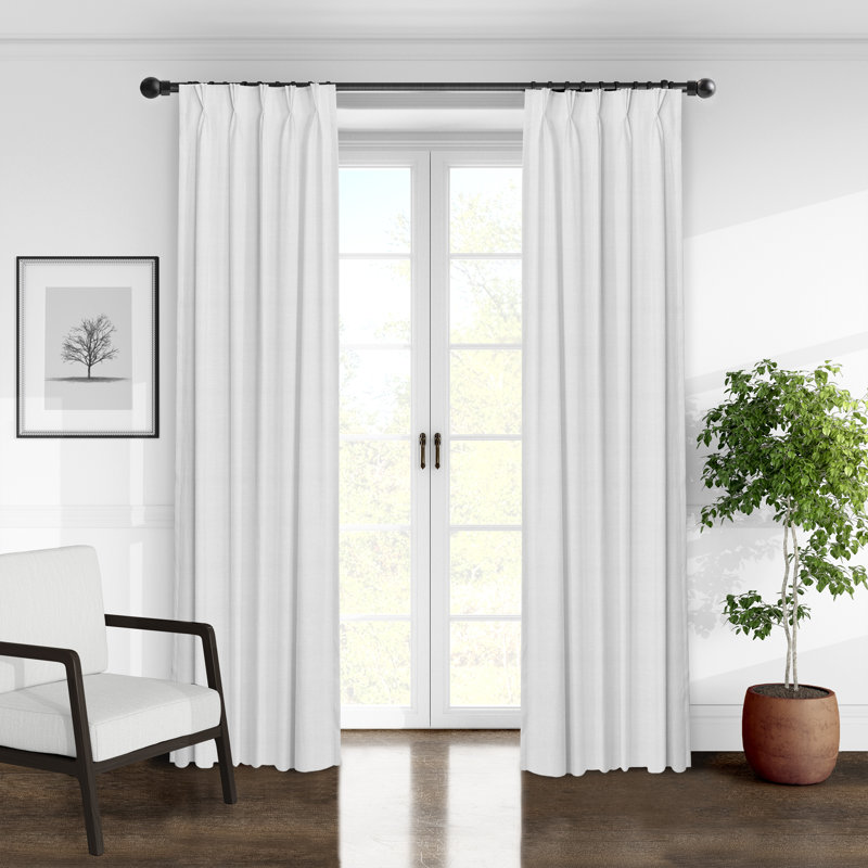 Elsie Linen Look, 20"W x 108"L, White