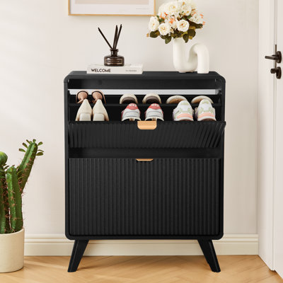 16 Pair Shoe Storage Cabinet