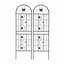 Barrière de jardin, treillis de jardin en métal 71 po x 19,7 po à treillis antirouille pour plantes grimpantes