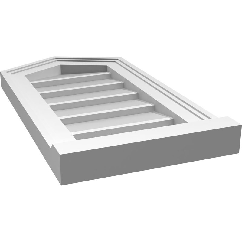 Ventilateur à pignon en uréthane non-fonctionnel Signature, 6/12, H 22 po x l 12 po x P 2 po