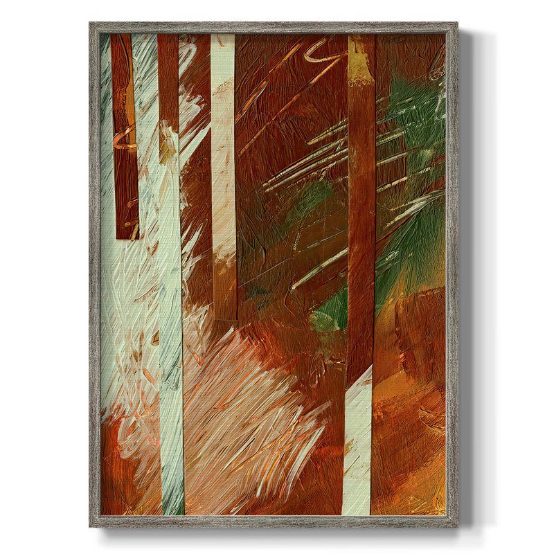 WheatenII, reproduction encadrée - bois massif, H 15 po x l 12 po