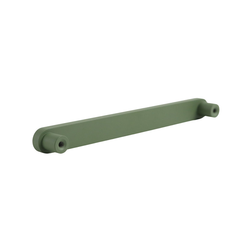 ROUS Hardware Mid-Century Modern Cabinet Handle 1-Count, Olive (Green), 4''