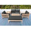 Monterey Outdoor 6 - Piece Teak Conversation Set-811188825-847976537
