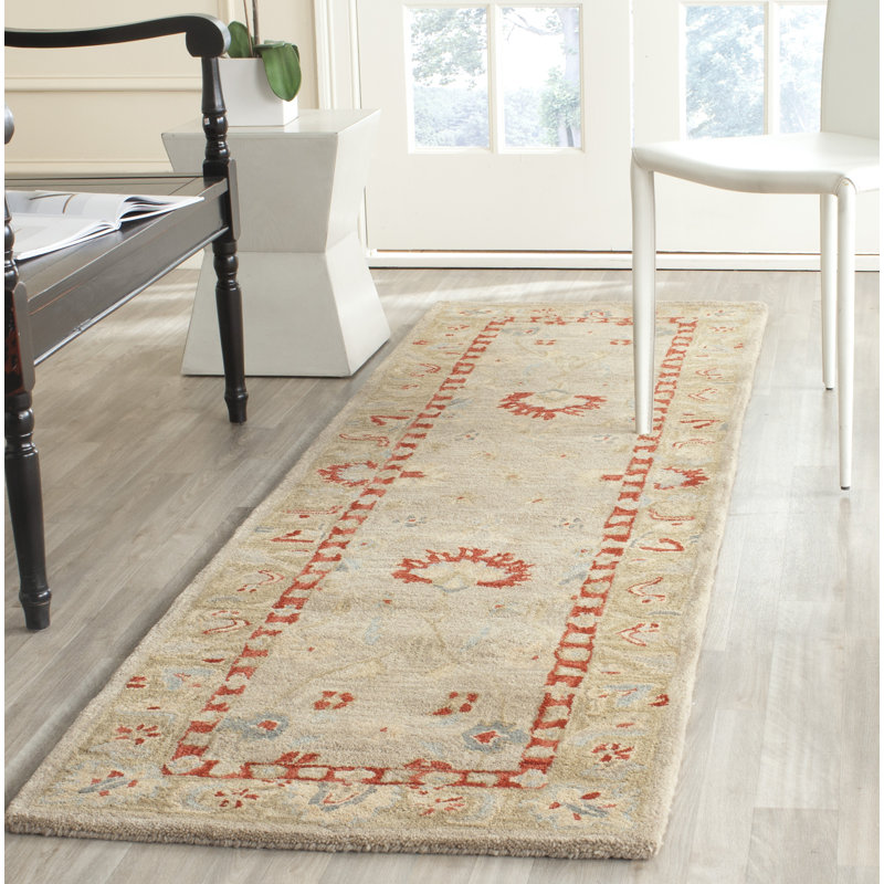 Tingley Hand Tufted Wool Pile Oriental Rug, Runner 2'3" x 12'
