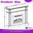 Electric Fireplace Mantel Heater With Realistic Stacked Stone Surround Timer And Remote Control-155457089