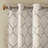 Brooklyn Geometric Sheer Grommet Single Curtain Panel-1551541663-1551541651