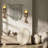 Wall Lamp Candle Holder Black Wall Mounted
