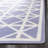 Rodgers Hand Woven Flat Weave Wool/Cotton Geometric Rug in Ivory/Purple-630013583