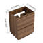 Bathroom Vanity With Double Drawer(Only Vanity Without Top), Freestanding Bathroom Cabinet-652676064