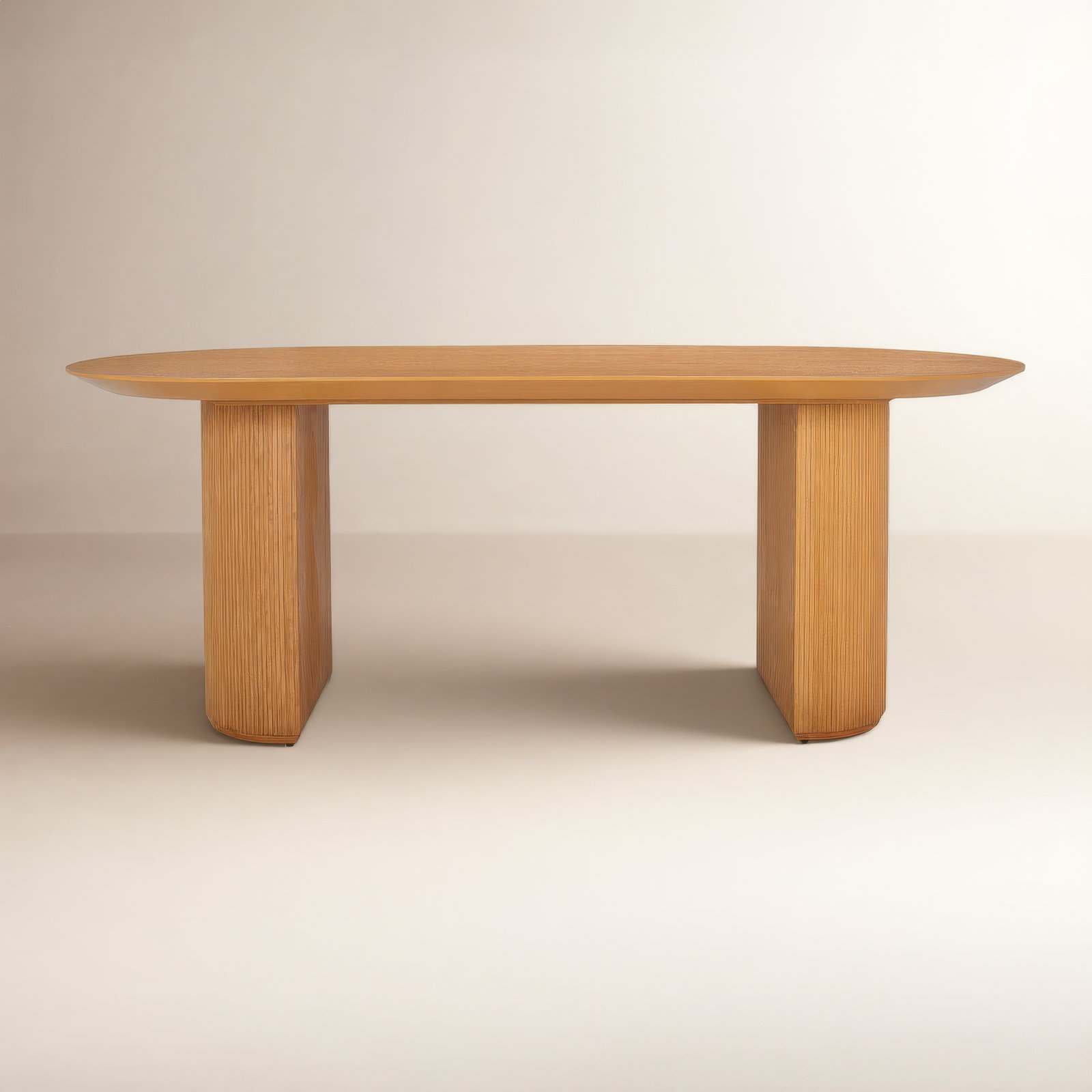 Abberton 78.7'' Oval Dining Table, Natural