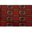Tapis oriental rouge en laine noué à la main 6 pi 5 po x 10 pi Bokhara
