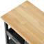 Ariayah Solid Wood Top Kitchen Island Cart with Wheels  & Drawers-1162569825