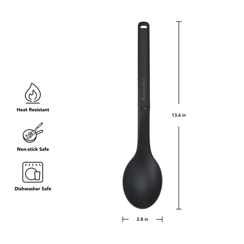Cuillère à rôtir KitchenAid®, Noir