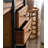 Wood and Metal Combination Bookshelf with Drawers