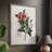 Pervenche Framed Print - Solid Wood-882092772
