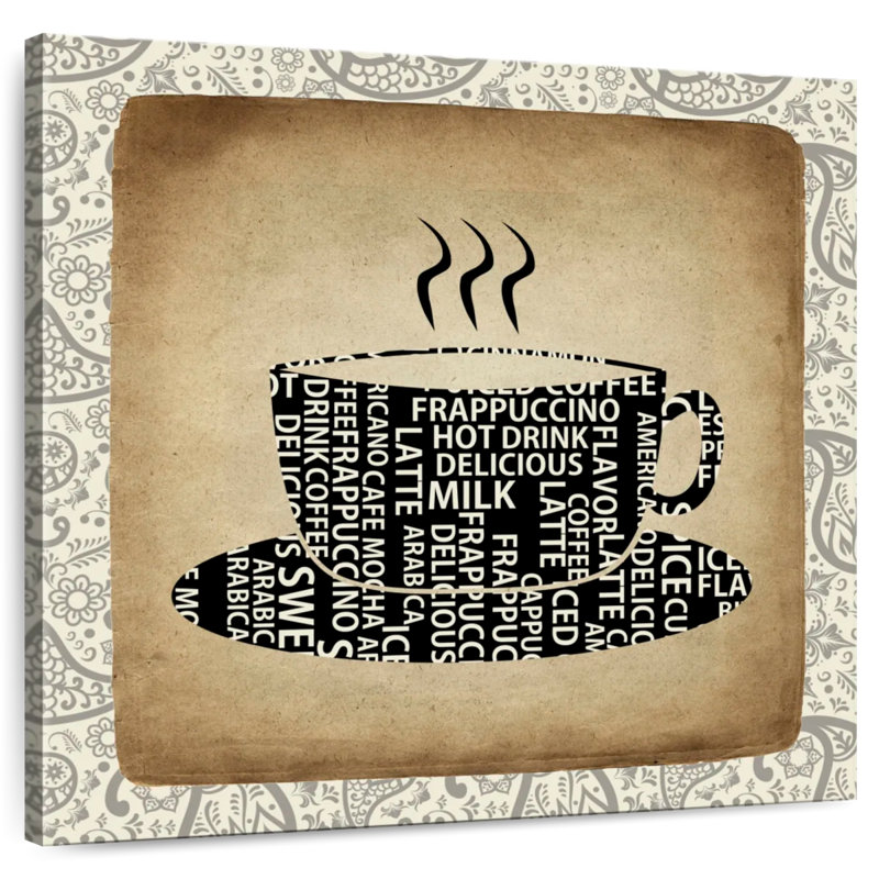 Cachemire Yarlin Coffee I, H 24 po x l 24 po