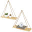 Ariadnne Triangle Pine Solid Wood Floating Shelf-1712638410-1712638411