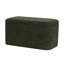 Repose-pieds rectangulaire en velours avec repose-pieds-1662701803