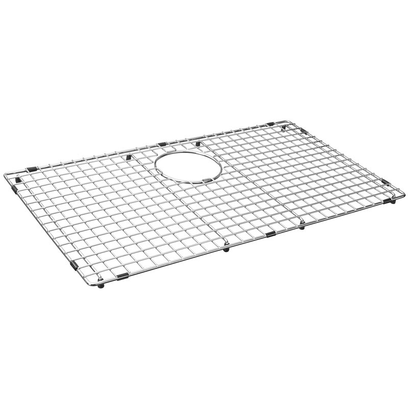 27.48-in x 15.51-in Rear Drain Heavy-Duty Stainless Steel Sink Grid