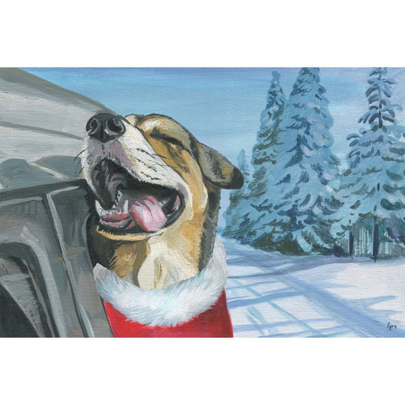 Car Ride by Eyre Tarney - Wrapped Canvas Painting, 101cm H x 152cm W x 3.81cm D
