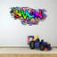 Adhésif décoratif personnalisé nom graffiti: art en vinyle Hip Hop personnalisé, autocollant de décoration de chambre amovible-90869788-91059863