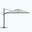 Parasol de patio en porte-à-faux carré 11 pi gris (sans base de parasol)-1940867263