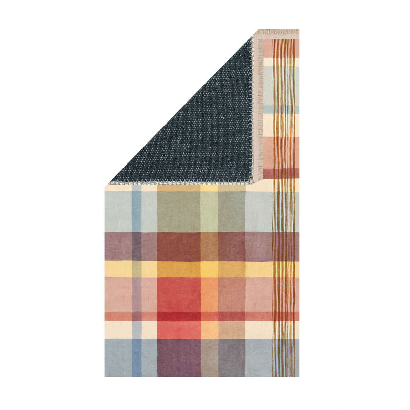 Rustic Multi-Tone Modern Plaid Area Rug