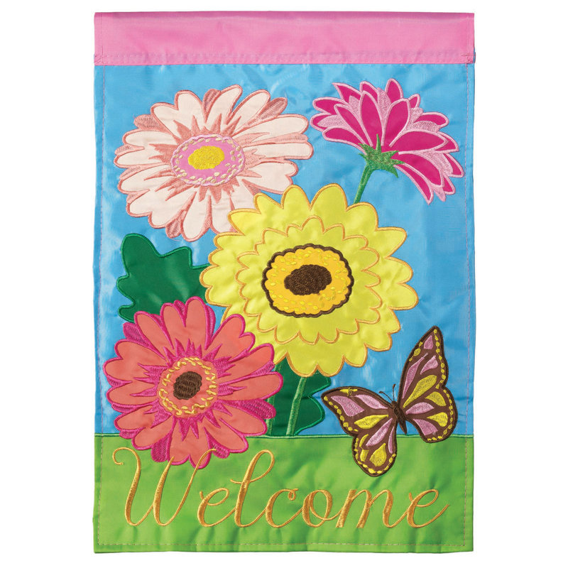 Gallaudet Double Sided Polyester Garden Flag, 18" H x 13" W