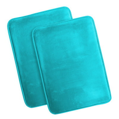 Steph Luxury Memory Foam Bathroom Rug Set