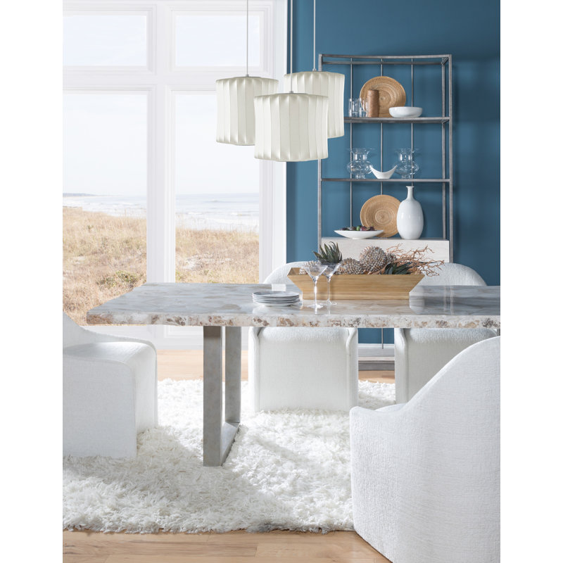 Signature Designs Carly Upholstered Back Side Chair in Light Gray