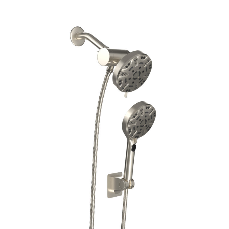 Système de douche complet multifonction, Nickel brossé