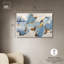 «Gold River II», art mural bleu et doré par Art Remedy, prêt à accrocher, 45 x 30-838005133-838005137