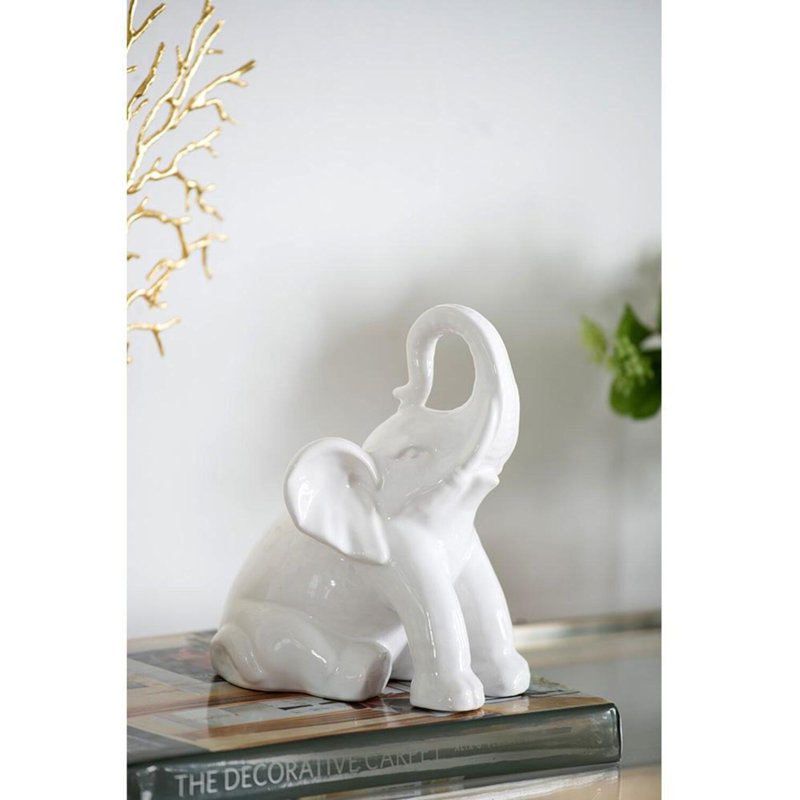 Animals Figurines & Sculptures, White