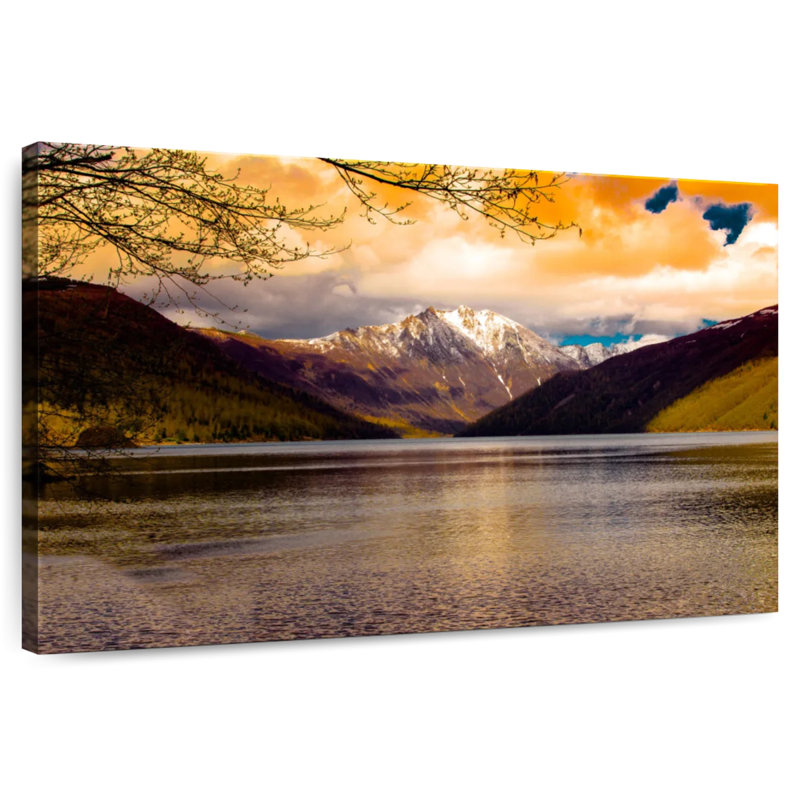 Lac Alvord au mont Saint Helens, H 34 po x l 51 po