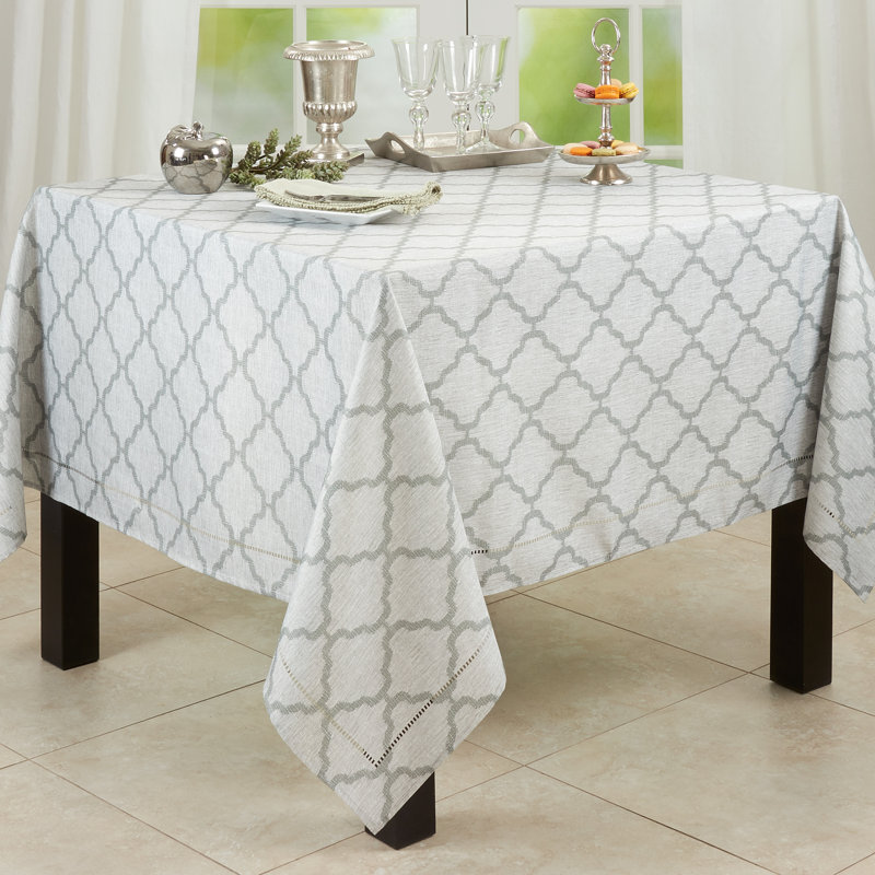 Tablecloth, Gray, 70" x 70"