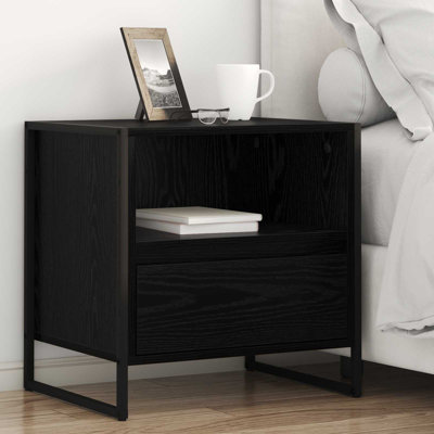 50cm W Manufactured Wood Bedside Table