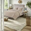 Ensembles de literie réversible confortable kaki, courtepointe en polyester double / grand