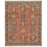 Samarkand 172 Area Rug In Rust / Blue