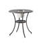 Bistro 3 pièces avec seau à glace - Mobilier d'extérieur en aluminium coulé cuivré