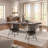 Cadena Reclaimed Finish Wood Top With Concrete Veneer Base Dining Table And Low Back Windsor Chairs Set - Dining Table And 4 Chairs-531437614