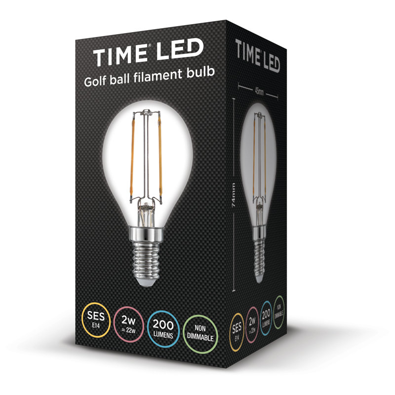 2W E14 LED Globe Light Bulb